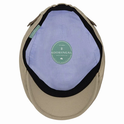 Men's Tan Baker Driving Cap | Kooringal | boogie + birdie