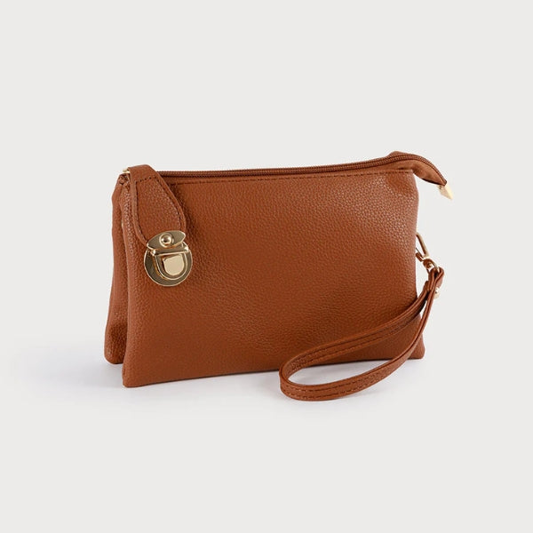 Tan Multi-Pocket Crossbody Bag | Bags | boogie + birdie
