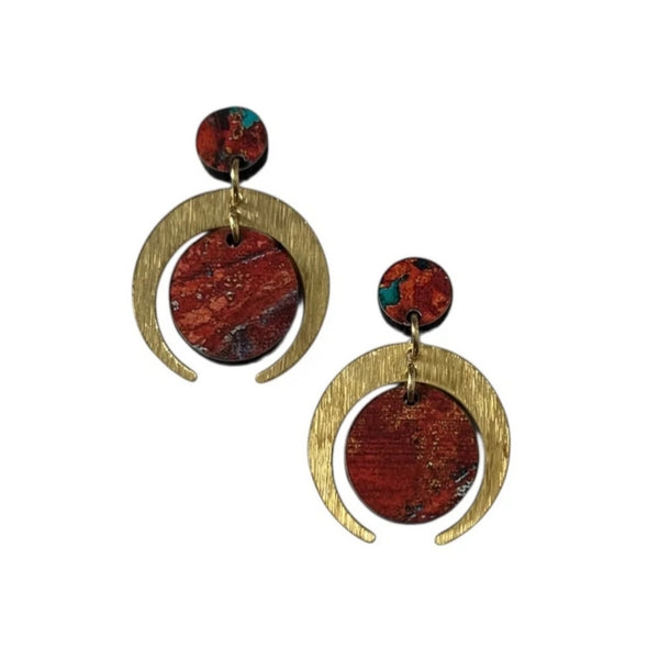 Copper Mini Cairo Drop Earrings | Ketoora | boogie + birdie