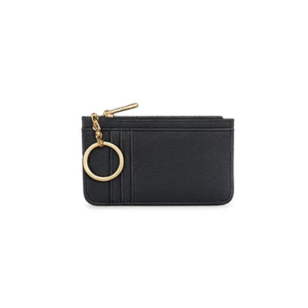 Black Tatiana Card Wallet | Wallets | boogie + birdie