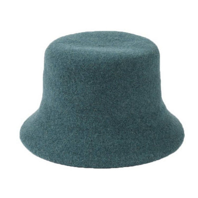 Teal Blue Wool Bucket Hat | Accessories | boogie + birdie