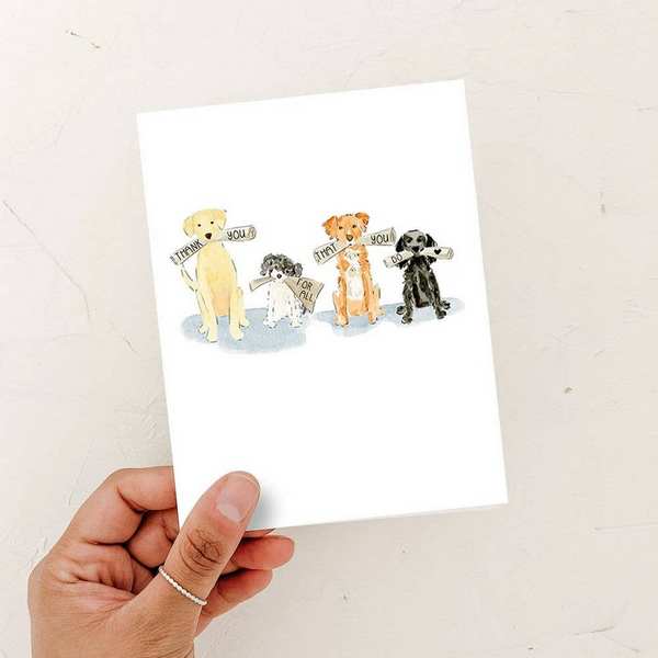 For All That You Do Thank You Card | Almeida Illustrations | boogie + birdie