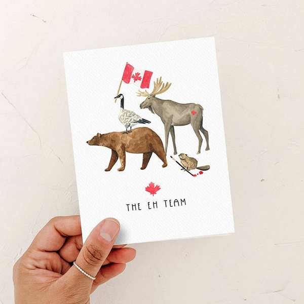 The Eh Team Art Card | Almeida Illustrations | boogie + birdie