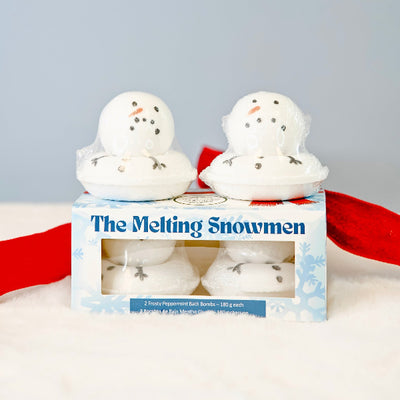 Melting Snowman Bath Bombs | Set of 2 | The Scented Market | boogie + birdie