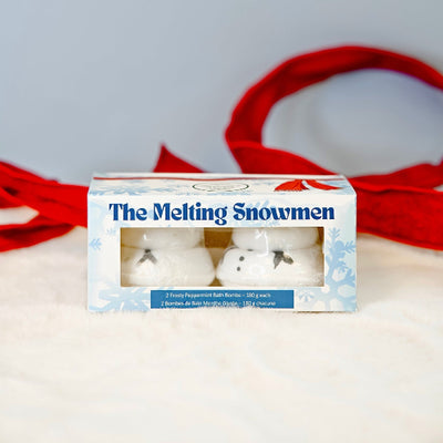 Melting Snowman Bath Bombs | Set of 2 | The Scented Market | boogie + birdie