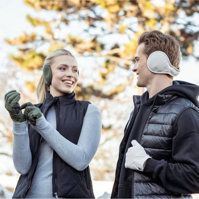 Black Thermal Earmuffs | Britt's Knits | boogie + birdie