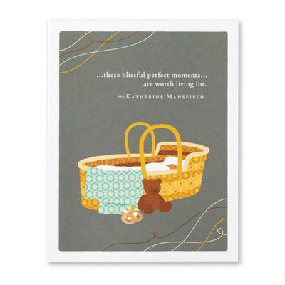These Blissful Perfect Moments Baby Card | Compendium | boogie + birdie