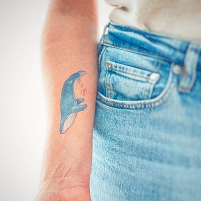 Whales Temporary Tattoos | Les Tatoués | boogie + birdie