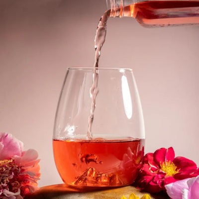 Lake Louise Three Sisters Stemless Wine Glass Set | MTNPK Glassware | boogie + birdie