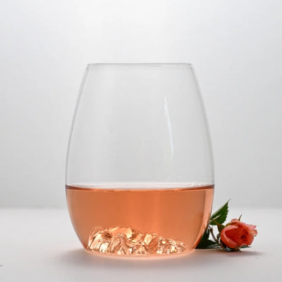 Lake Louise Three Sisters Stemless Wine Glass Set | MTNPK Glassware | boogie + birdie