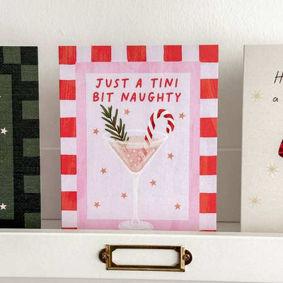 Tini Bit Naughty Christmas Card | Simple Whimsy | boogie + birdie