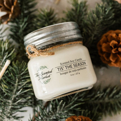 Tis' The Season Soy Candle 8oz | The Scented Market | boogie + birdie
