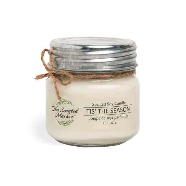 Tis' The Season Soy Candle 8oz | The Scented Market | boogie + birdie