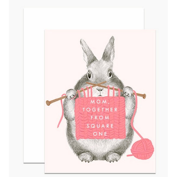 Together From Square One Knitting Mother's Day Card | Dear Hancock | boogie + birdie