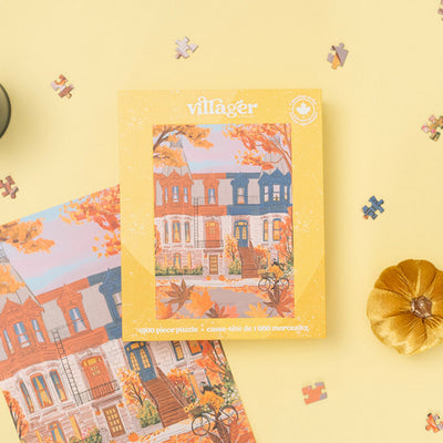 Touring Montreal 1000 Piece Puzzle | Villager Puzzles | boogie + birdie