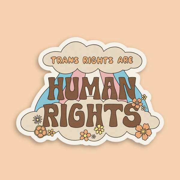 Trans Rights are Human Rights Sticker | Le Petit Lapin | boogie + birdie