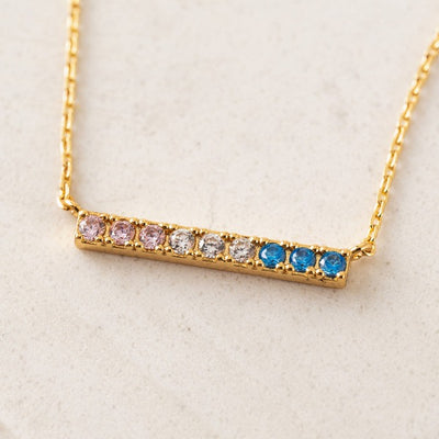 Gold Trans Riot Bar Necklace | Lover’s Tempo | boogie + birdie