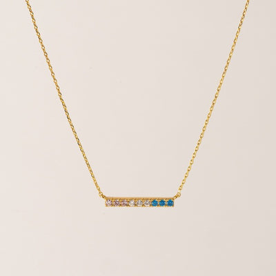 Gold Trans Riot Bar Necklace | Lover’s Tempo | boogie + birdie