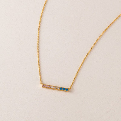 Gold Trans Riot Bar Necklace | Lover’s Tempo | boogie + birdie