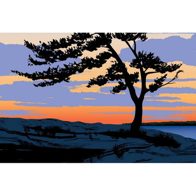 Tree At Dusk Print | Damn Fine Prints | boogie + birdie