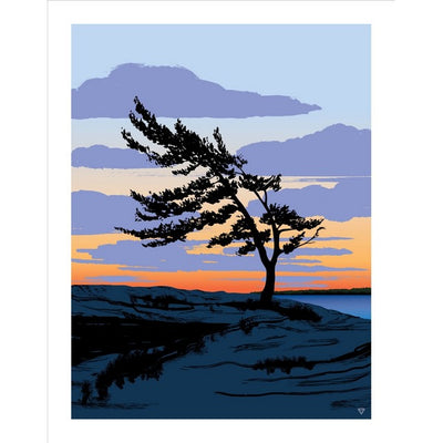 Tree At Dusk Print | Damn Fine Prints | boogie + birdie