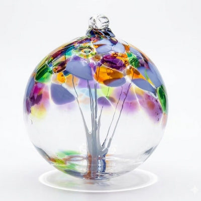 Tree of Celebration Small Glass Ornament |  Kitras Glassworks | boogie + birdie