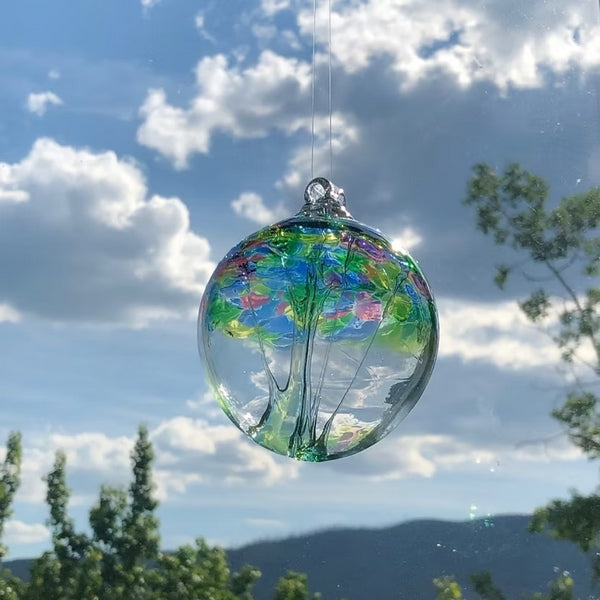 Medium Tree of Family Glass Ornament | Kitras Glassworks | boogie + birdie