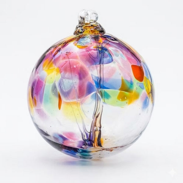 Tree of Remembrance Small Glass Ornament | Kitras Glassworks | boogie + birdie