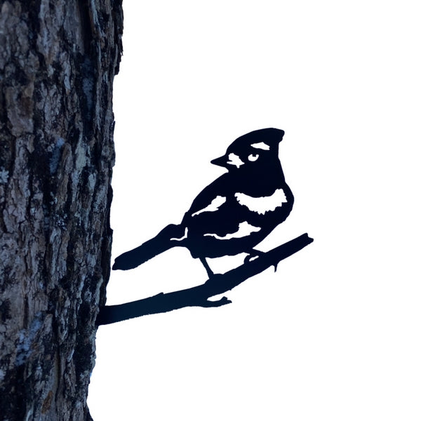 Hummingbird Post and Tree Black Metal Art | Northbound Elements | boogie + birdie