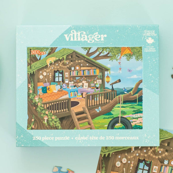 Treetop Hideout 250 Piece Puzzle | Villager Puzzles | boogie + birdie
