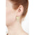 Ginkgo Triple Leaf Drop Earrings
