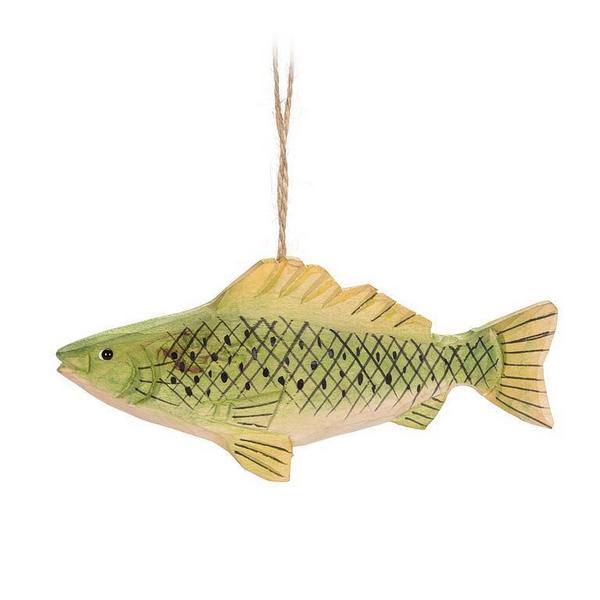 Green Wooden Trout Ornament | Ornaments | boogie + birdie
