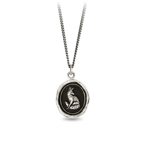 Silver Trust in Yourself Pyrrah Talisman Necklace | boogie + birdie