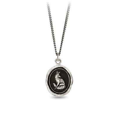 Silver Trust in Yourself Pyrrah Talisman Necklace | boogie + birdie