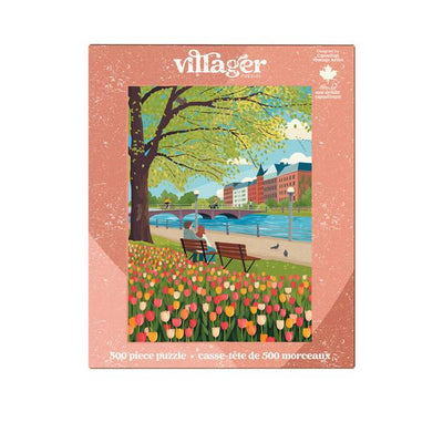 Tulip Season 500 Piece Puzzle | Villager Puzzles | boogie + birdie