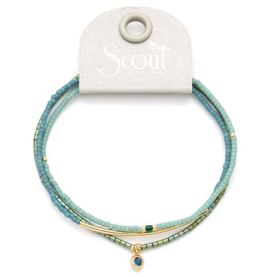 Chromacolour Bracelet Trio Turquoise & Gold  | Scout | boogie + birdie