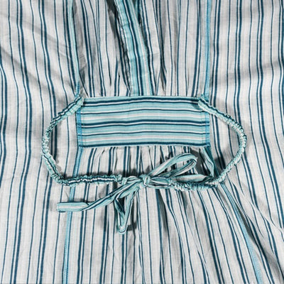 Turquoise Stripe Sol Kaftan | Pokoloko | boogie + birdie