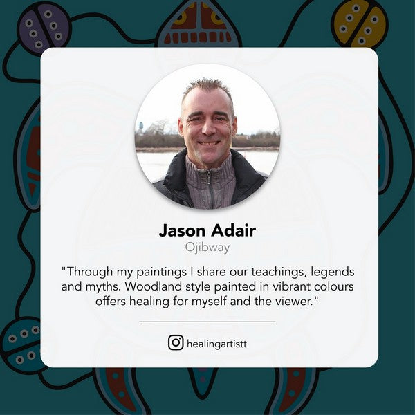 Turtle Ojibway 3D Magnet | Native Northwest | boogie + birdie