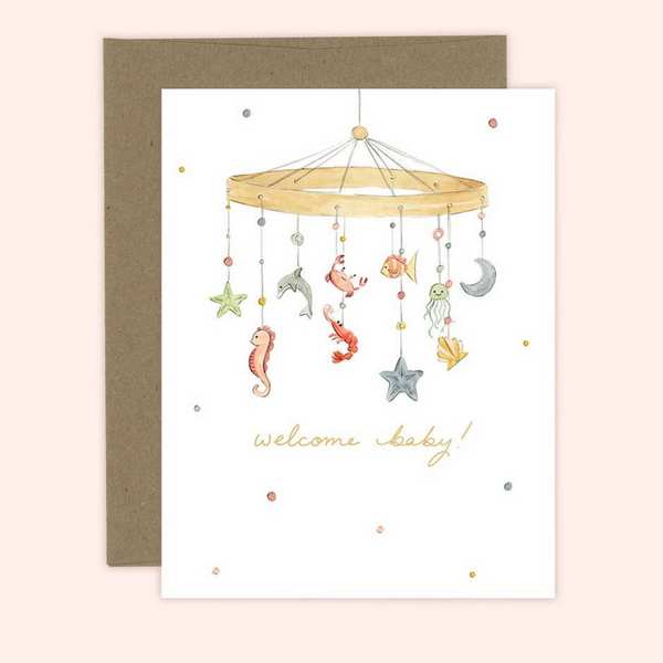 Under the Sea Baby Card | Almeida Illustrations | boogie + birdie