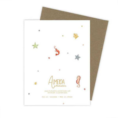Under the Sea Baby Card | Almeida Illustrations | boogie + birdie