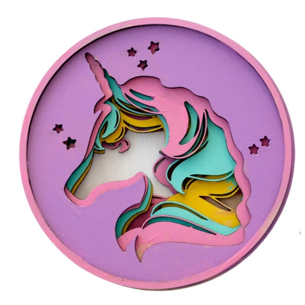 Unicorn Shadow Box Kit | Our Little Makery | boogie + birdie