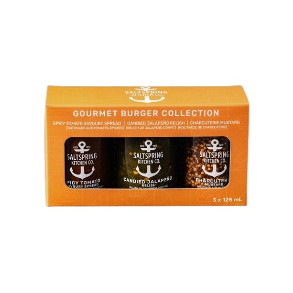 Gourmet Burger Trio Collection Gift Box | Saltspring Kitchen | boogie + birdie