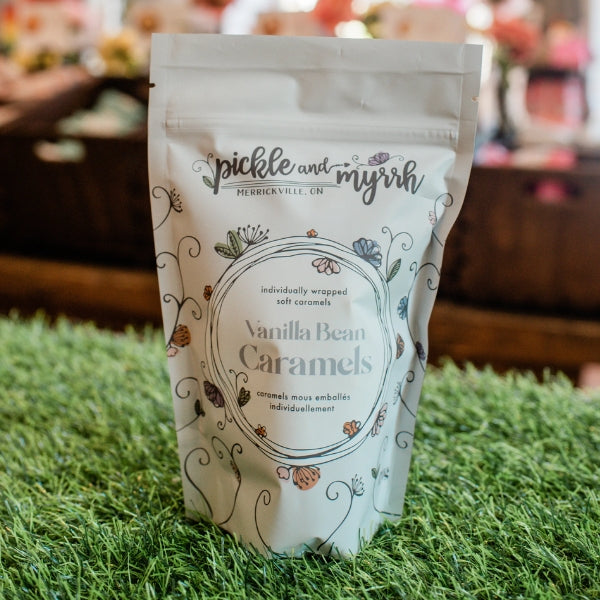 Vanilla Bean Caramels 6oz | Pickle & Myrrh | boogie + birdie