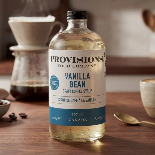 Vanilla Bean Coffee Syrup | Provisions Food Company | boogie + birdie