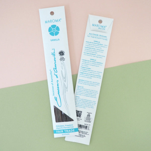 Vanilla Incense | Maroma | boogie + birdie