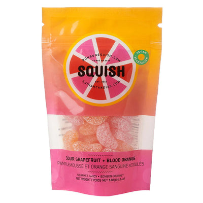 Vegan Sour Grapefruit + Blood Orange Squish Gummies | Squish | boogie + birdie
