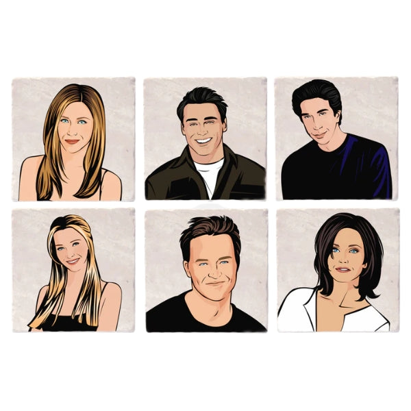 Friends Coaster Set | Versatile Coasters | boogie + birdie 