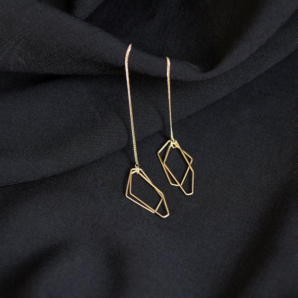 Gold Vexta Ear Drapes | Pursuits | boogie + birdie