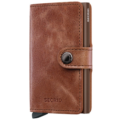 Vintage Cognac & Brown SECRID Miniwallet | boogie + birdie