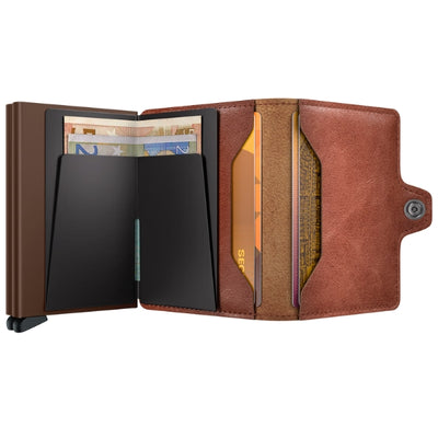 Vintage Cognac Brown Secrid Twinwallet (TV-Cognac-Brown) | Accessories | boogie + birdie